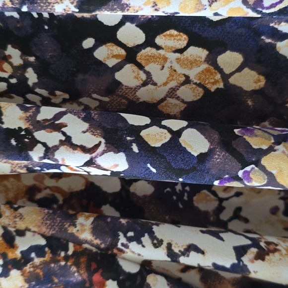 WORTHINGTON BRAND WOMEN'S PURPLE & WHITE SHORT SLEEVE BLOUSE SIZE XL - Picture 7 of 14